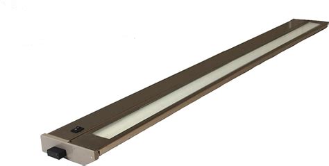 brushed steel under cabinet lighting|American Lighting 043T.